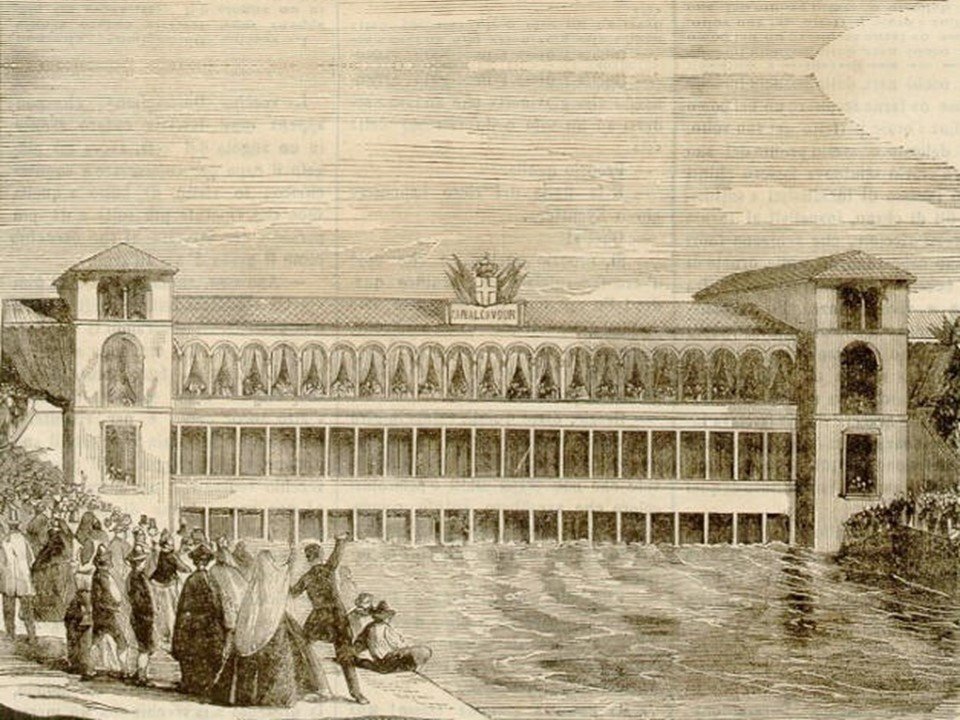 Chivasso 12 aprile 1866 _ Inaugurazione del Canale Cavour