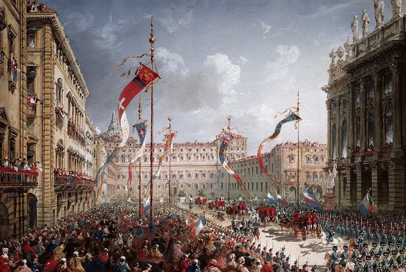 1120 maggio 1814, festeggiamenti per il rientro di Vittorio Emanuele I a Torino