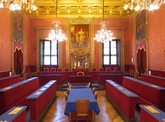 Sala Rossa, Palazzo Civico di Torino, sede del Consiglio Comunale
