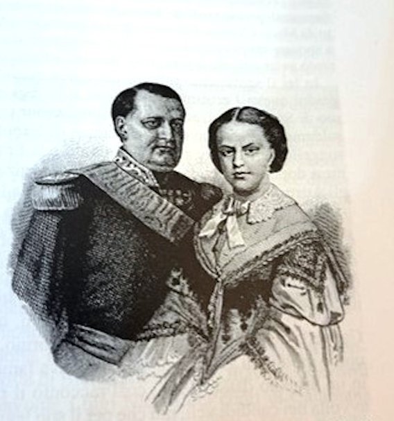 Il principe Napoleone e la principessa Clotilde di  Savoia, Archivio Alessandro Bima