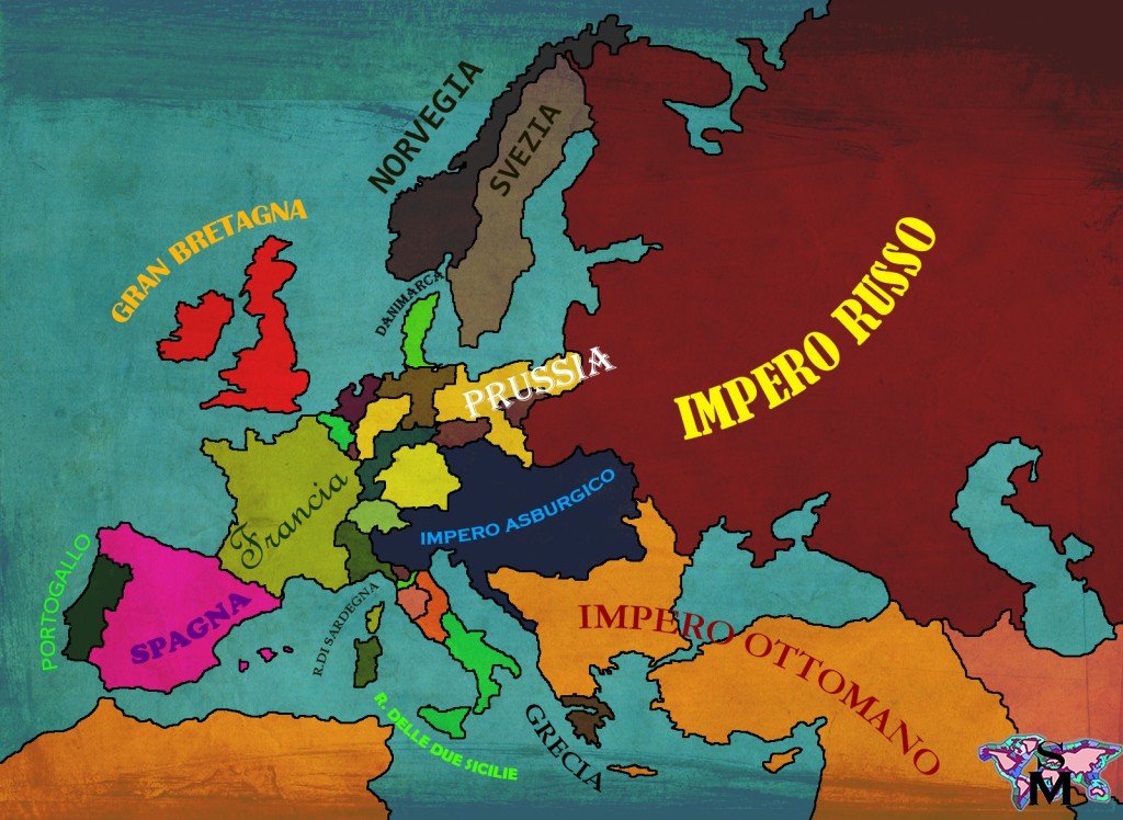 L'Europa nel 1853