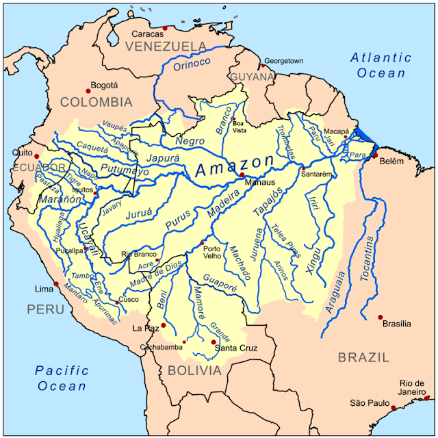 Bacino idrografico del Rio delle Amazzoni