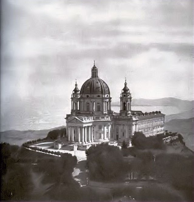 La Basilica di Superga, progettata da Filippo Juvarra