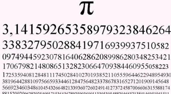 π = numero irrazionale