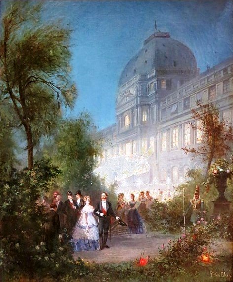 “Fête de nuit aux Tuileries, le 10 June 1867”, Pierre Henri Tetar Van Elven, Museo Carnavalet - Parigi