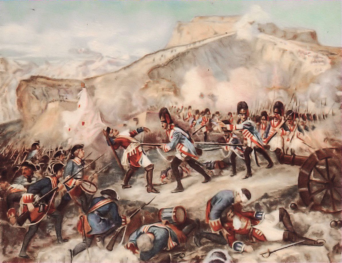 Granatieri di Sardegna nella Battaglia dell’Assietta contro la Francia, 19 luglio 1747