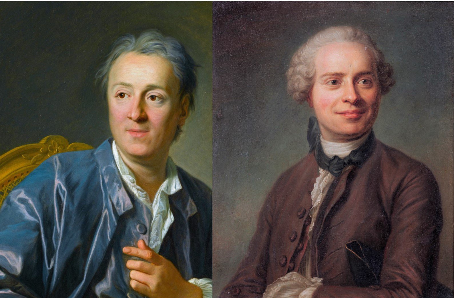 Denis Diderot  e Jean-Baptiste D’Alembert