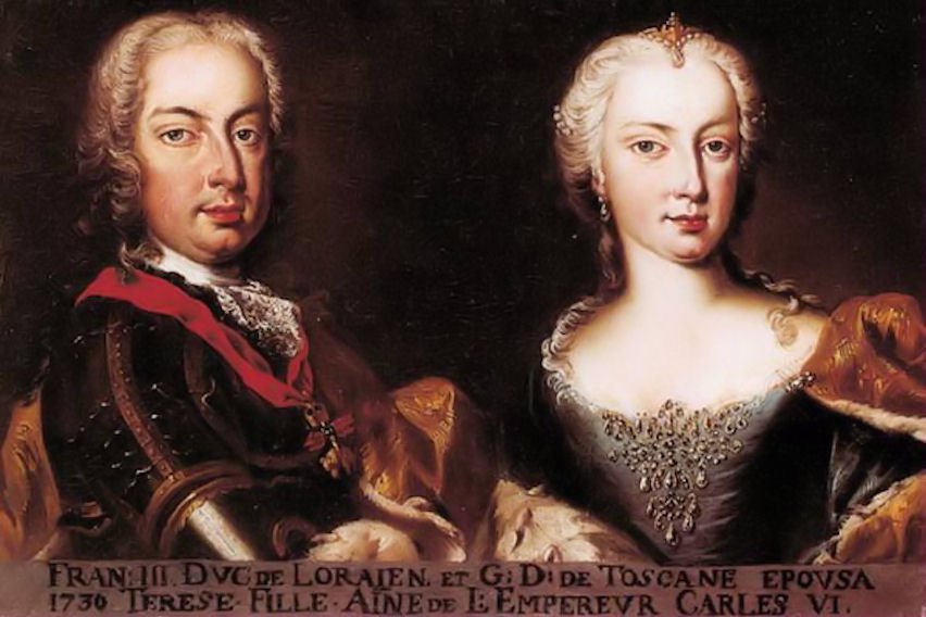 La coppia imperiale Maria Teresa d’Asburgo e Francesco Stefano di Lorena