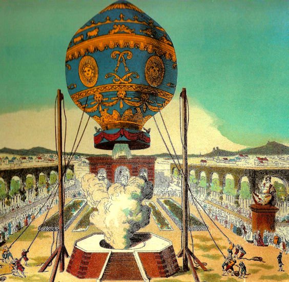 Volo dimostrativo dell’aerostato dei Fratelli Montgolfier, 4 giugno 1783