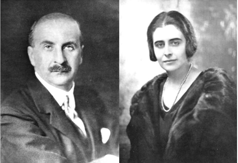 Visconti Venosta (1887-1947) e la moglie Margherita Pallavicino Mossi (1898-1982)