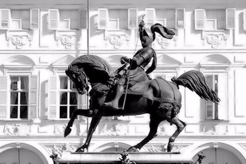 Caval ‘d bronz, 1838, di Carlo Marochetti