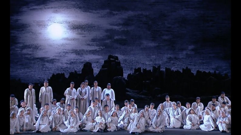 Scena del Nabucco di Giuseppe Verdi