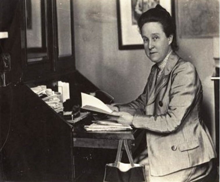Millicent Fawcett, presidente della National Union of women’s suffrage
